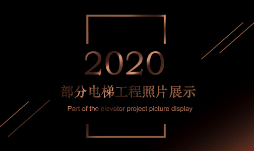 动态-2020部分电梯工程照片展示